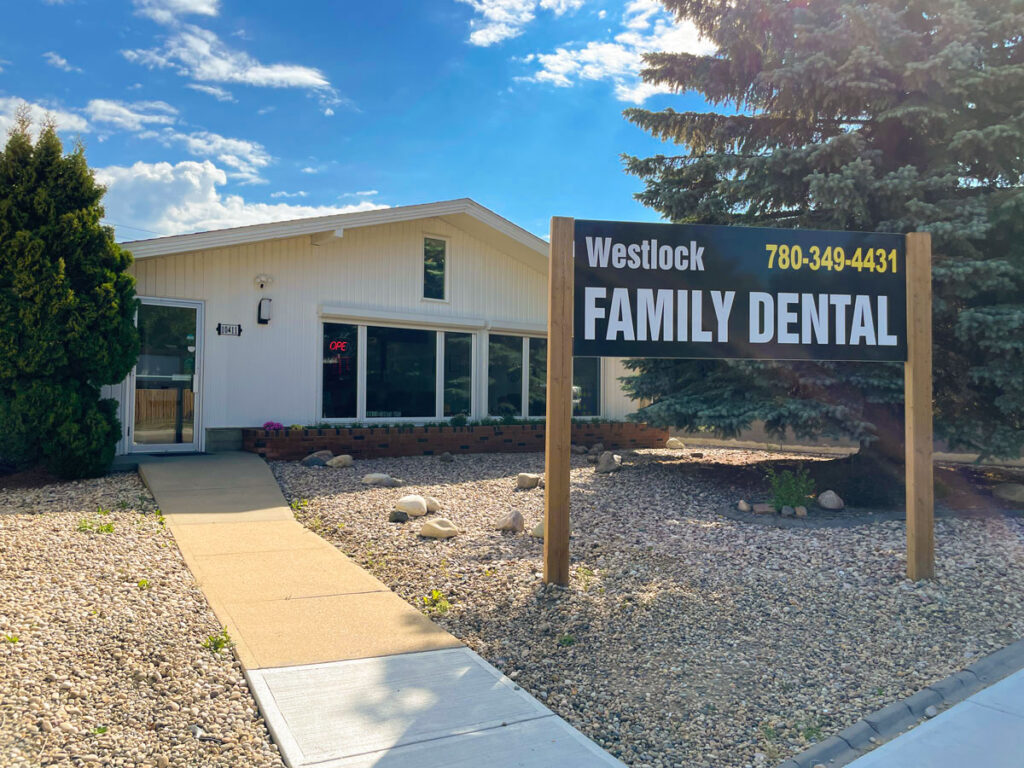 Westlock Family Dental front exterior entrance